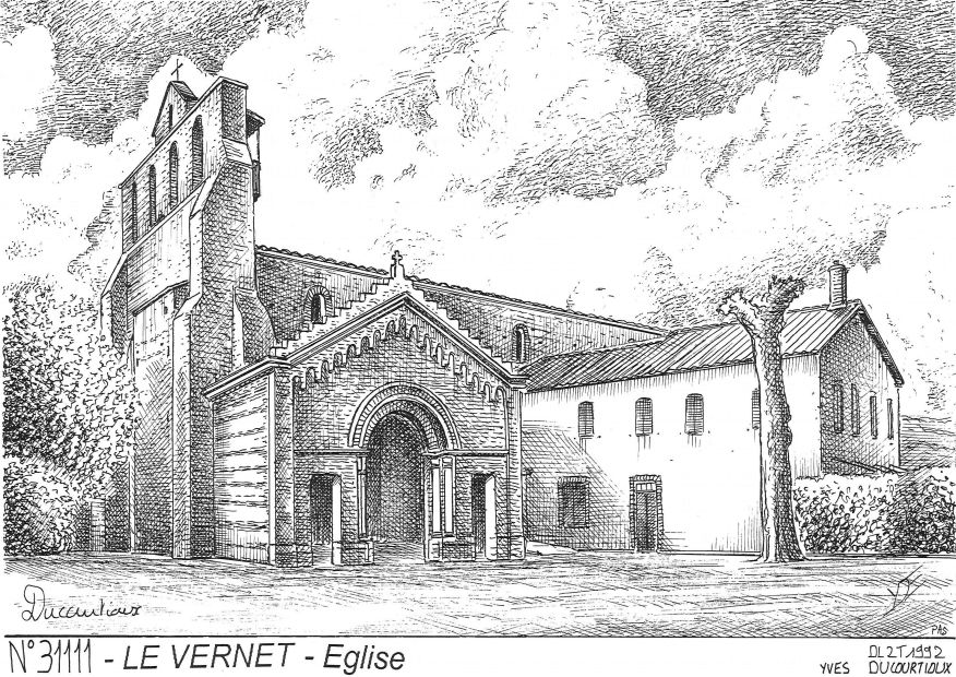 N 31111 - LE VERNET - église